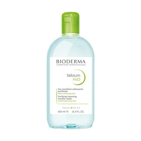 BIODERMA SEBIUM H20 EAU MICELLAIRE NETTOYANTE PURIFIANTE 500ML