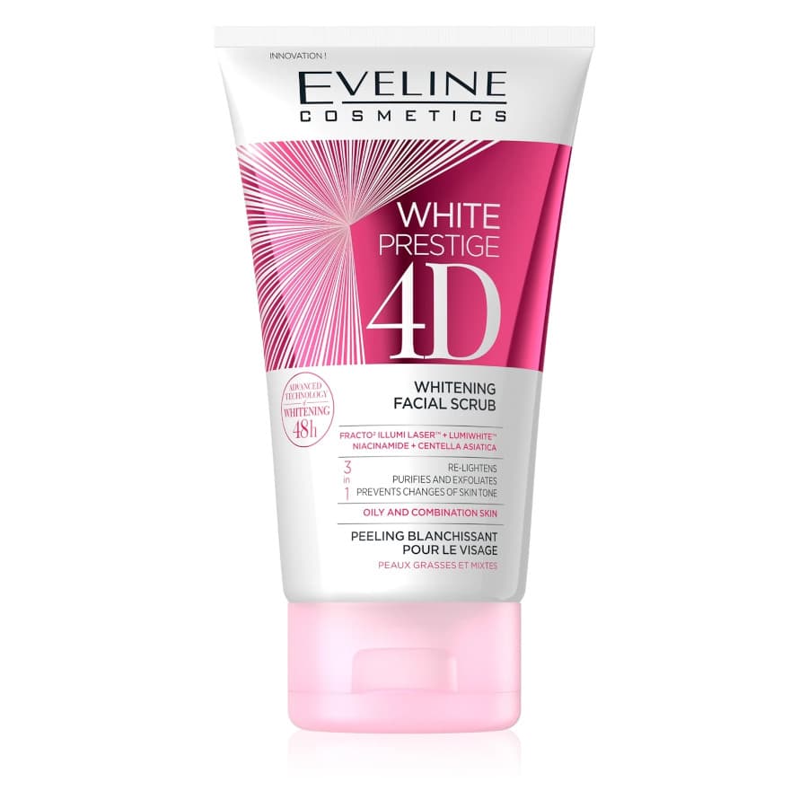 Eveline White Prestige 4D Exfoliant Visage Blanchissant - 150ml