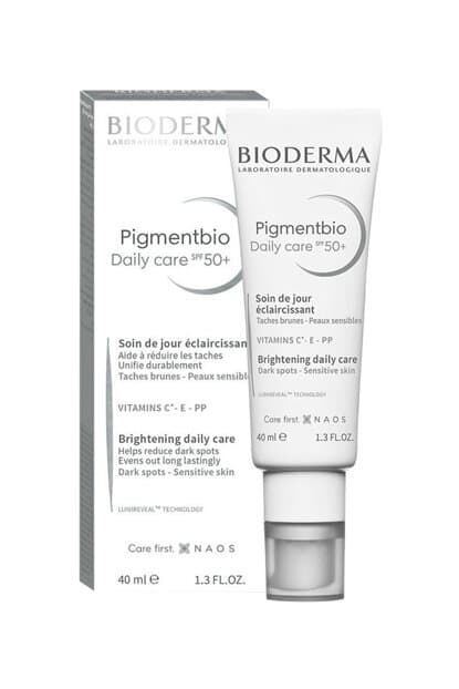 BIODERMA Daily Care Cream for Stained Sensitive Skin - Pigmentbio Daily Care Spf 50 40 ml
