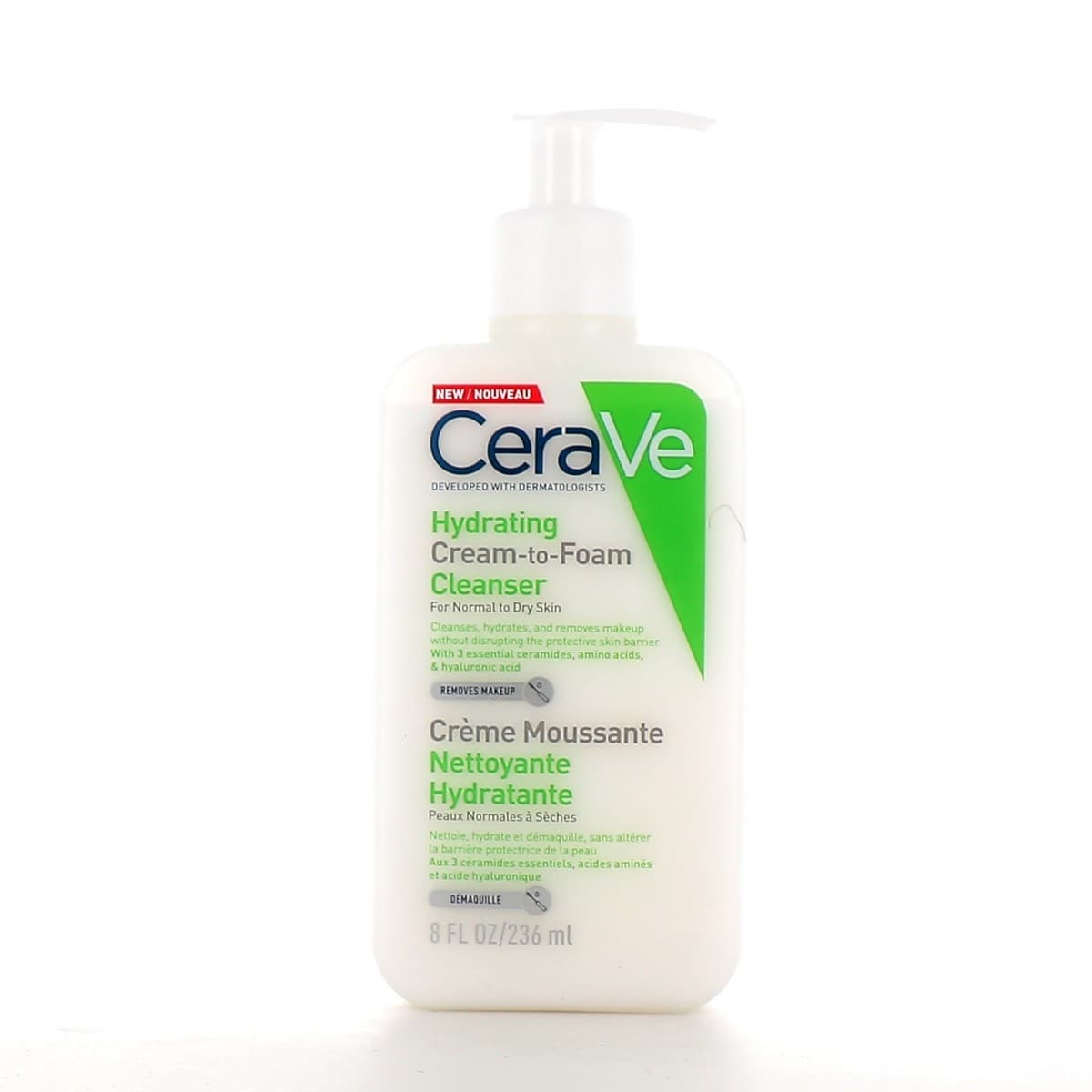 CeraVe Crème Moussante Nettoyante Hydratante 236ml