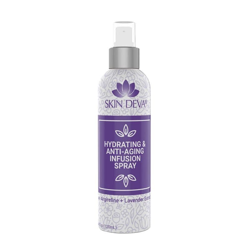 SKIN DEVA Spray Hydratant Visage avec Argireline + HA & Extrait de Lavande