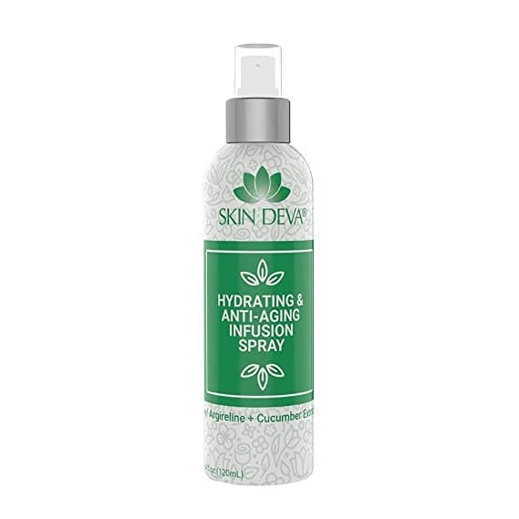 SKIN DEVA Spray hydratant pour le visage avec Argireline HA et extrait de concombre