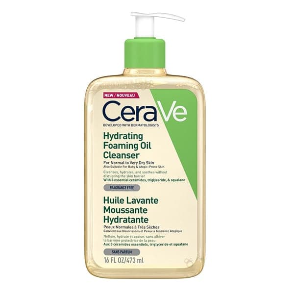 CeraVe Hydrating Foaming Cleansing Oil, 473ml