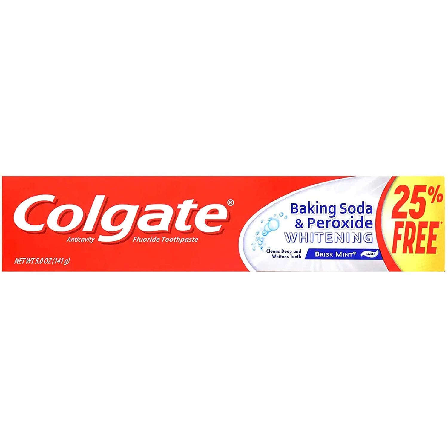 Colgate Baking Soda & Peroxide Whitening Brisk Mint 141 g