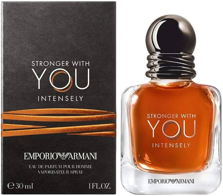 GIORGIO ARMANI Stronger With You Intense Eau De Parfum Men, Brown, 30 ml