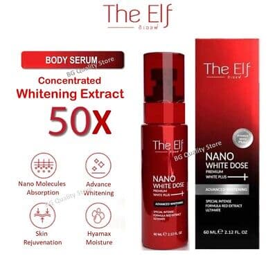 The Elf Nano White Dose Premmium White Plus Serum Nourish Skin 60 ml