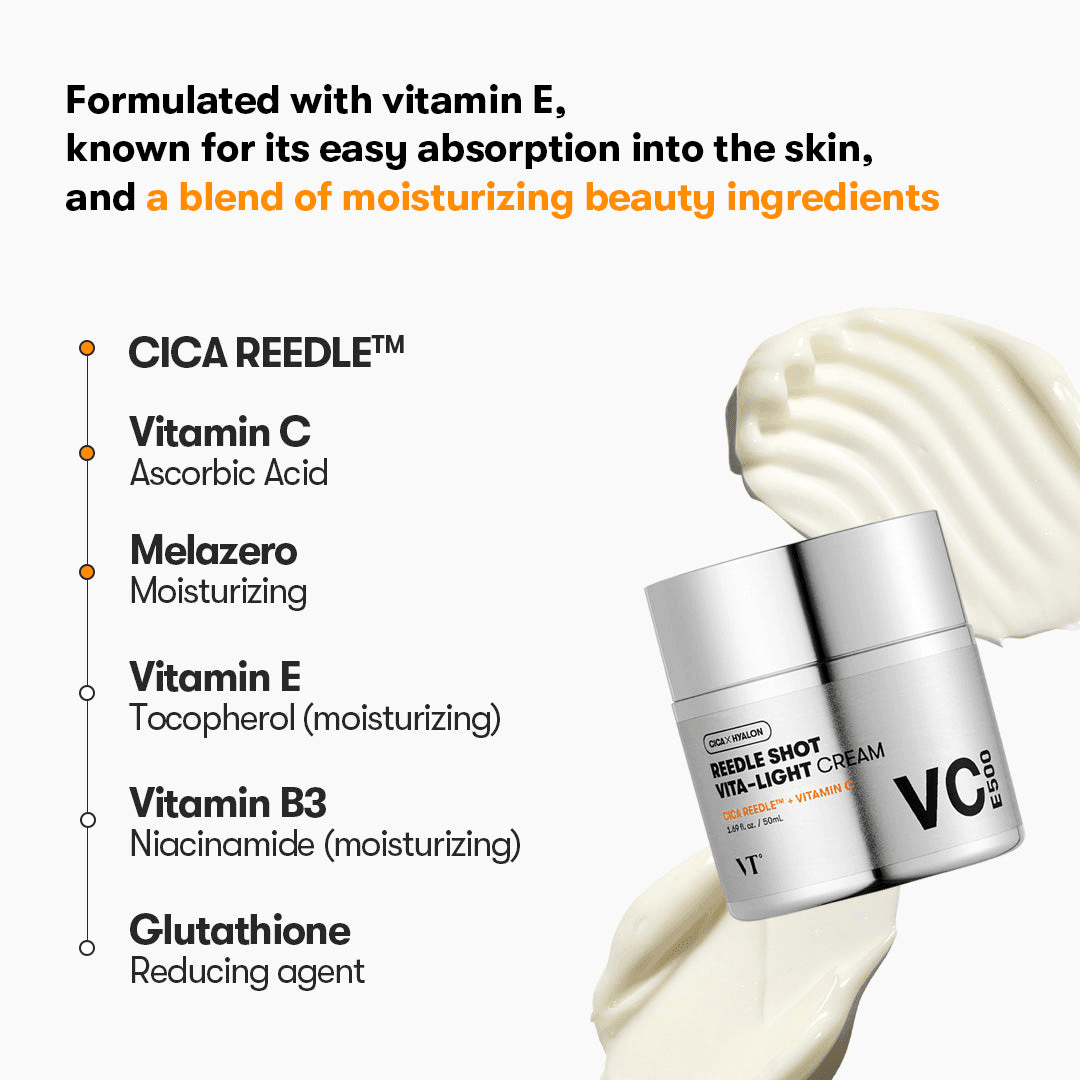 VT COSMETICS REEDLE SHOT VITA-LIGHT CREAM 50ml