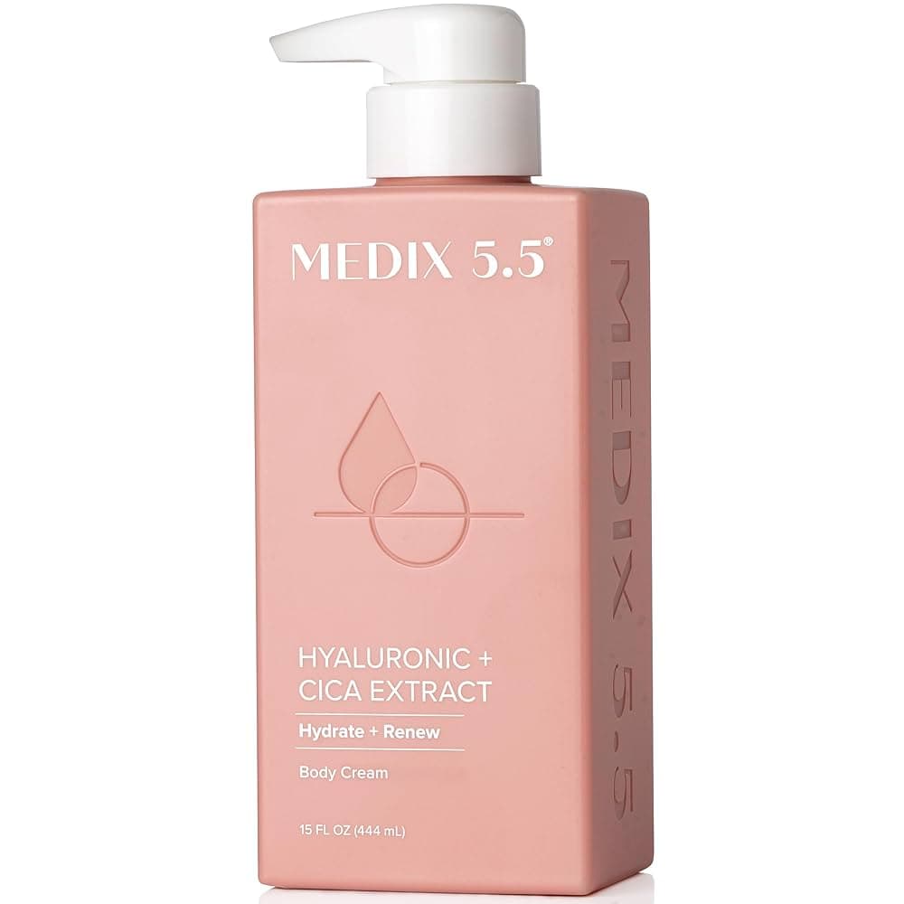 Medix 55 Hyalauronic + cica extrart Medix 5.5 Hyaluronic + Cica Extract, (Hydrate + Renew) Body Treatment Cream –/444ml