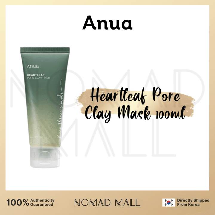 ANUA Heartleaf。Pore Clay Pack – 100ml