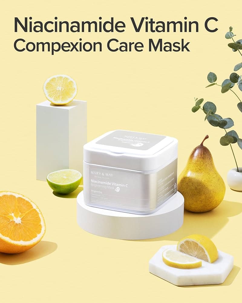 MARY & MAY Niacinamide Vitamin C Brightening mask 30 pieces