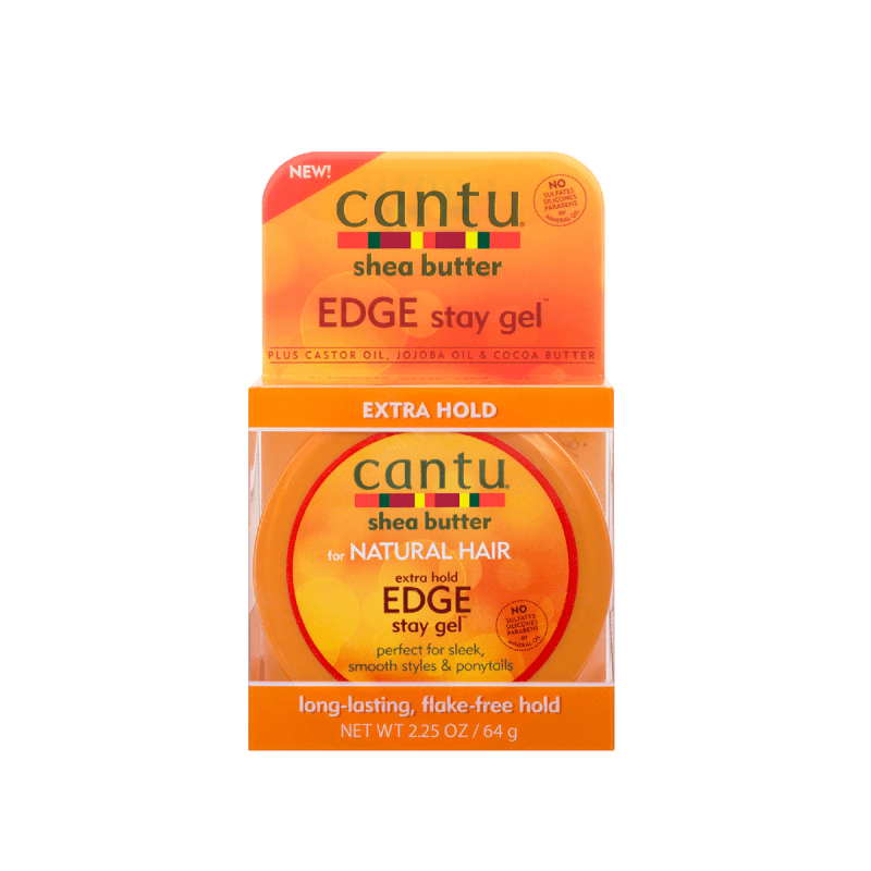 Cantu Extra Hold Edge Stay Gel -- 64g